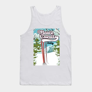 monte cavallo Italy Ski poster Tank Top